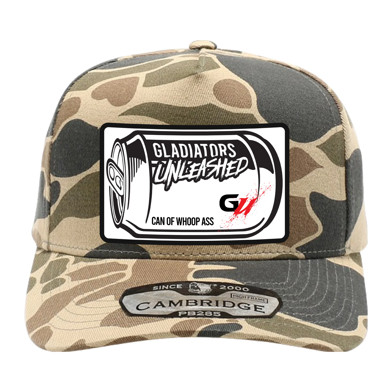 Can of Whoop-Ass Khaki Camo Hat